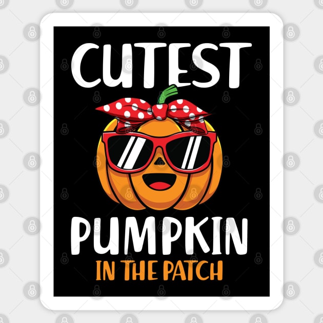 Cutest Pumpkin In The Patch Halloween Costume Sticker by HCMGift